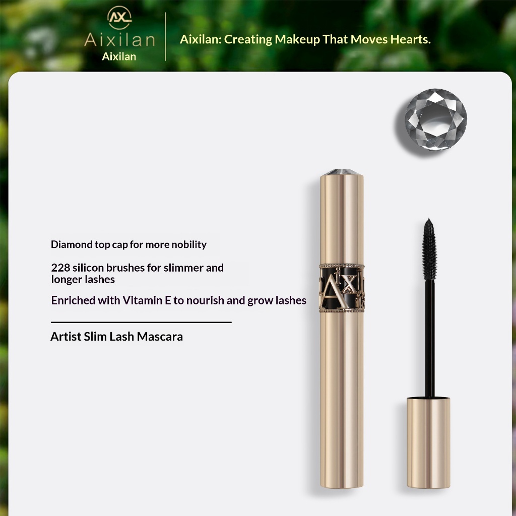 ของแท้100% Aixilan Artist’s Thick & Slender Eye Black มาสคาร่ากันน้ำขั้นสุด ติดทนนาน 72 ชั่วโมง เรีย