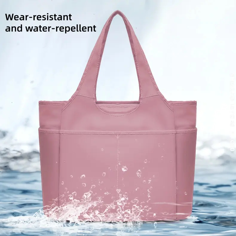 กระเป๋าเดินทางผ้า Oxford crossbody tote ความจุขนาดใหญ่ หลายช่อง สําหรับว่ายน้ํา เต้น โยคะ