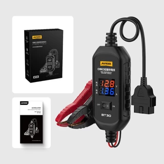【ส่งไว】AUTOOL สายไฟฉุกเฉิน OBD BT30 12V รถ Obd2 Emergengy สายไฟวินิจฉัย ECU สายไฟฉุกเฉินแบตเตอรี่แรงดันไฟฟ้าจอแสดงผลปัจจุบัน