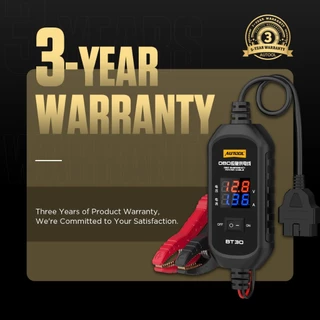 【ส่งไว】AUTOOL สายไฟฉุกเฉิน OBD BT30 12V รถ Obd2 Emergengy สายไฟวินิจฉัย ECU สายไฟฉุกเฉินแบตเตอรี่แรงดันไฟฟ้าจอแสดงผลปัจจุบัน