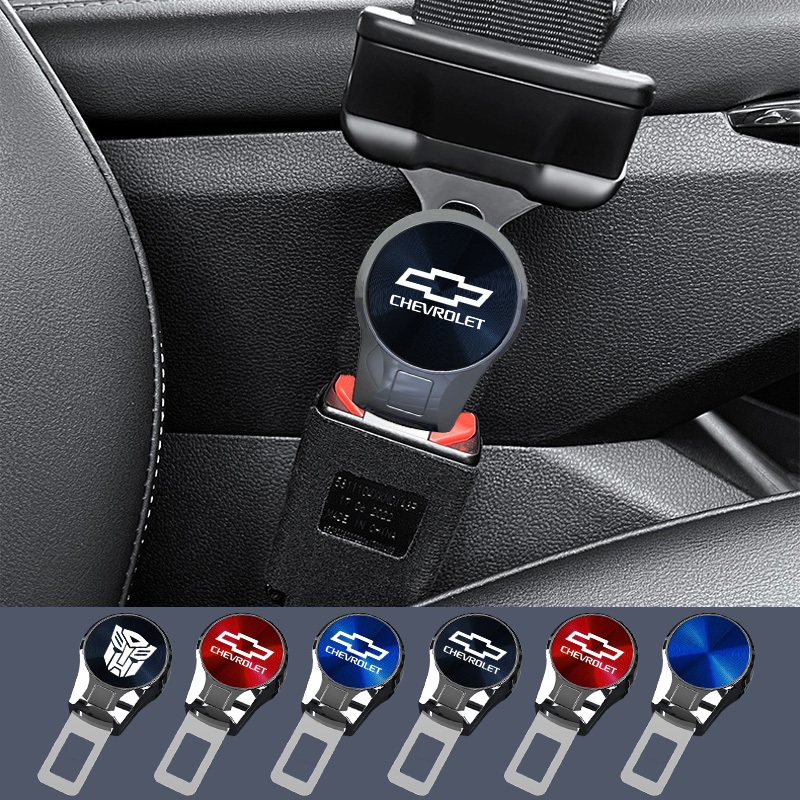 Chevrolet สังกะสีอัลลอยด์ หัวเข็มขัดนิรภัยรถยนต์ สําหรับ Onix Cruze S10 Omega Prisma Celta Astra Sonic Aveo Spark Trax Cavailier Colorado Trailblazer