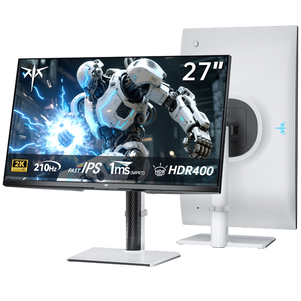 KTC 27'' 2K QHD 200Hz IPS Gaming Monitor, 2560*1440 144Hz HDR400 PC Monitor, สูงสุด 210Hz, HDMI 144H