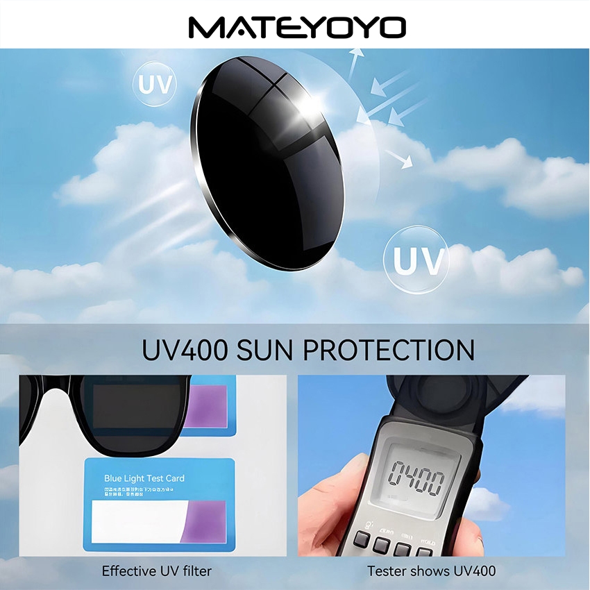 MATEYOYO نظارة مربّعة مستقطبة UV400 للقيادة — صورة 6