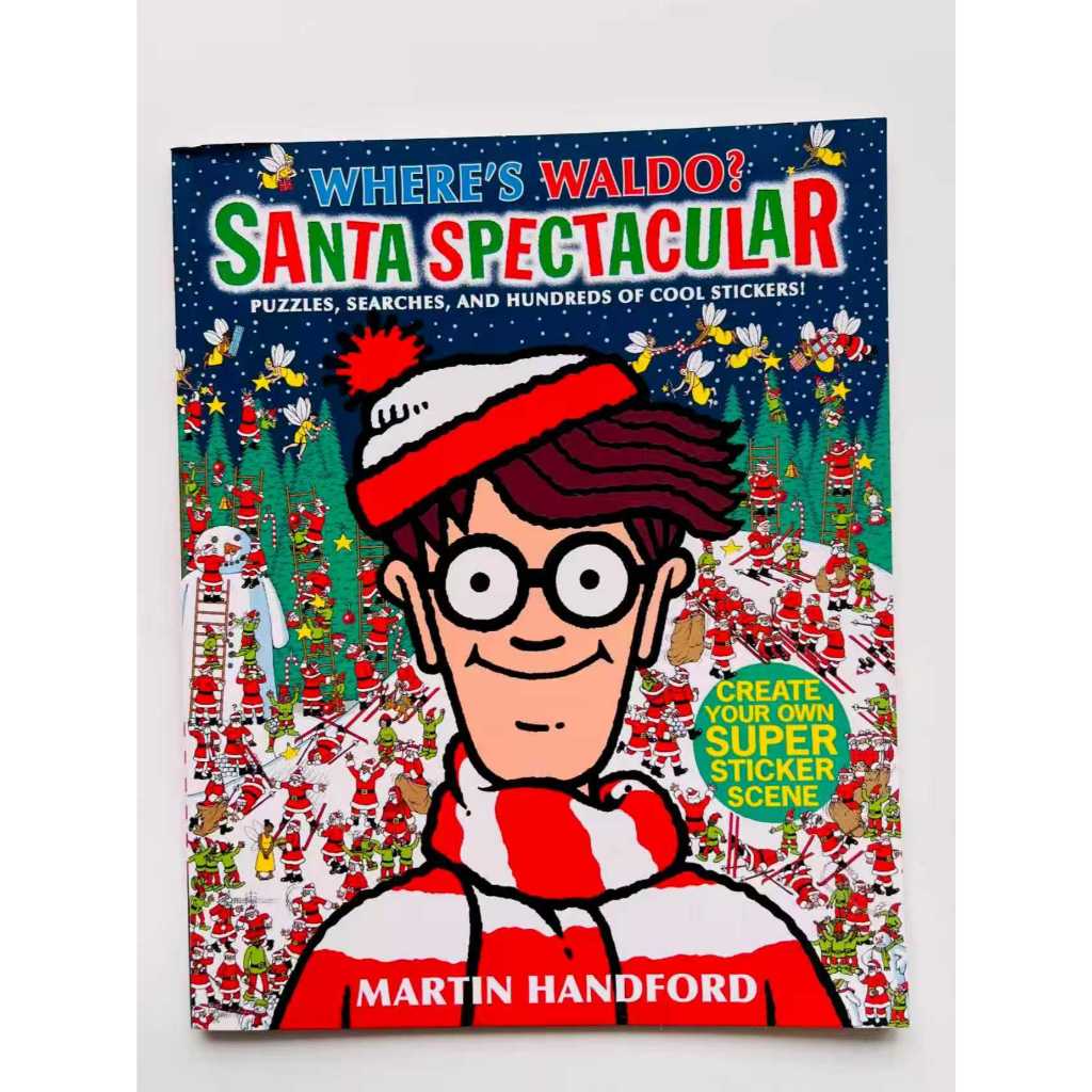 Where's Waldo? Santa Spectacular หนังสือภาษาอังกฤษต้นฉบับ