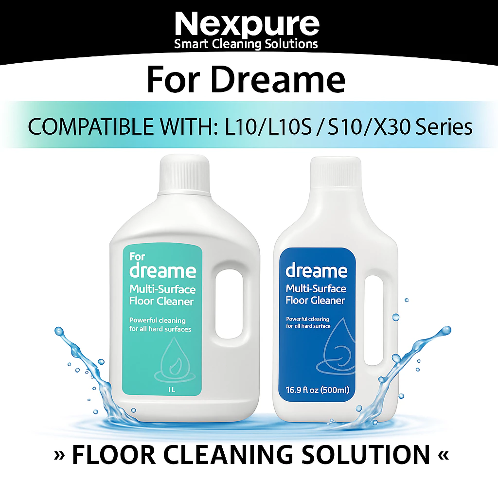 สําหรับ Dreame & MOVA – น้ํายาเติมผงซักฟอกเครื่องดูดฝุ่น ใช้ได้กับ H11–H14 / W10 & W10 Pro / L10–L50 Ultra & X30–X50 Series / MOVA E30 & M30