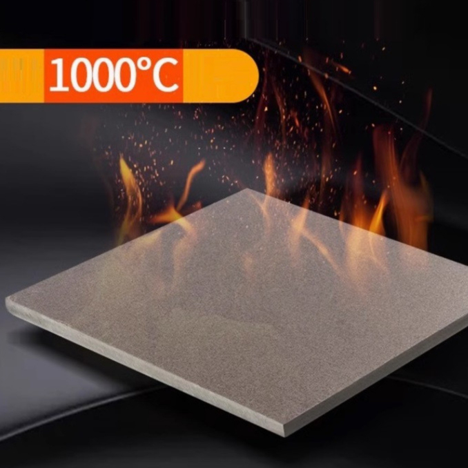 แผ่นกั้นไฟฉนวนกันความร้อน 1000℃ กระดานฉนวนกันความร้อนทนอุณหภูมิสูงไมก้าแผ่นหนา 3-10มม