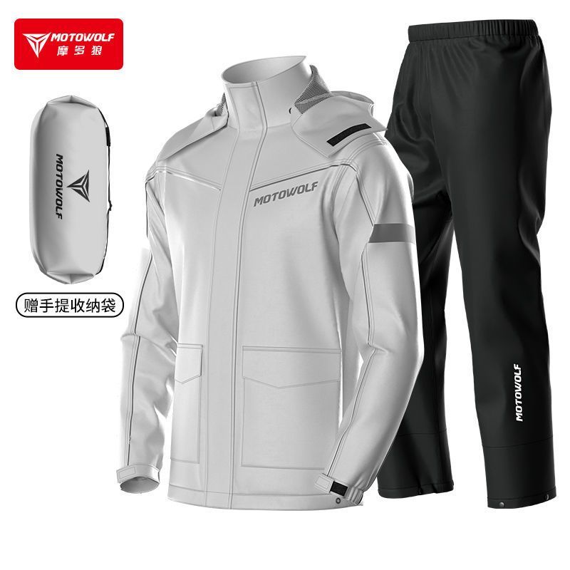 เสื้อกันฝนแบบเจอร์ซีย์สำหรับนักปั่นและไรเดอร์ พกพาง่าย กันน้ำได้ดี