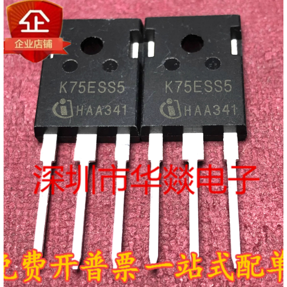 1-5PCS TO-247 K75ESS5 IKW75N65SS5 K75H1203 IKW75N120H3 IKW50N65F5 K50F655 IKW40N120CS7 K40MCS7 MOS7