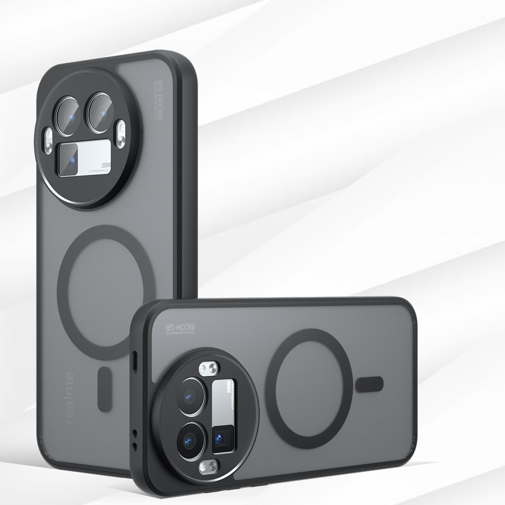 Magnetic Matte Hard Casing สําหรับ Realme GT 7 8 Pro 7T Case GT8 GT7 ฝาครอบกึ่งโปร่งใสโทรศัพท์