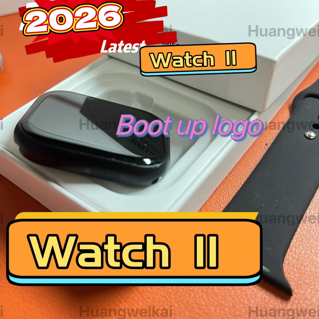 latest 2026 ใหม่ 47 มม.Smartwatch LOGO watch11 pro max ไร้สายชาร์จบลูทูธโทรกีฬา smart watch VS hello
