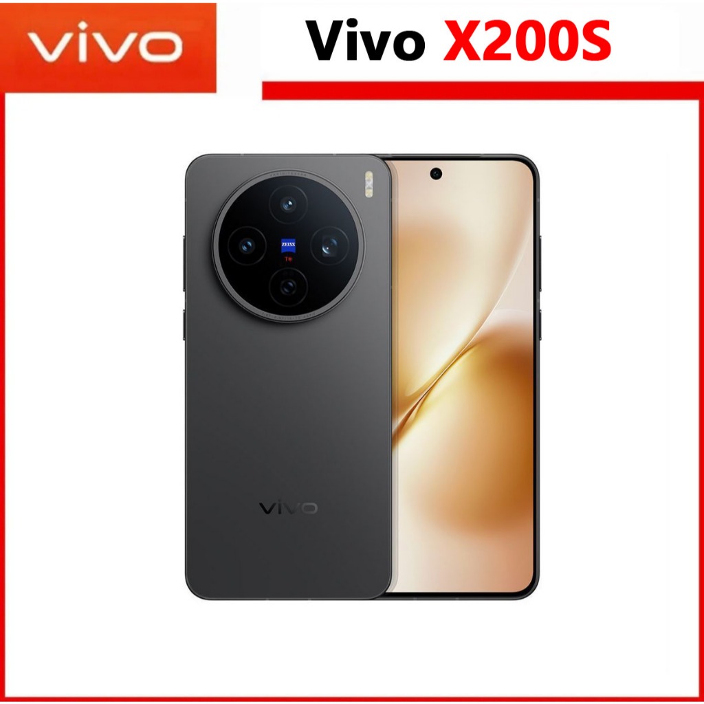 วีโว่ X200S | Mediatek Dimensity 9400+ | 6.67 120Hz 1260 x 2800 พิกเซล | 6200mAh 90W แบบมีสาย