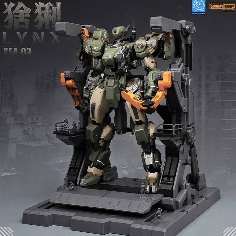 แบรนด์จีน Mecha Ming Craftsman Chuan SUNDAY HOBBY Blue Whale Series 1/100 SUNDAY Anime สินค้าของสะสม