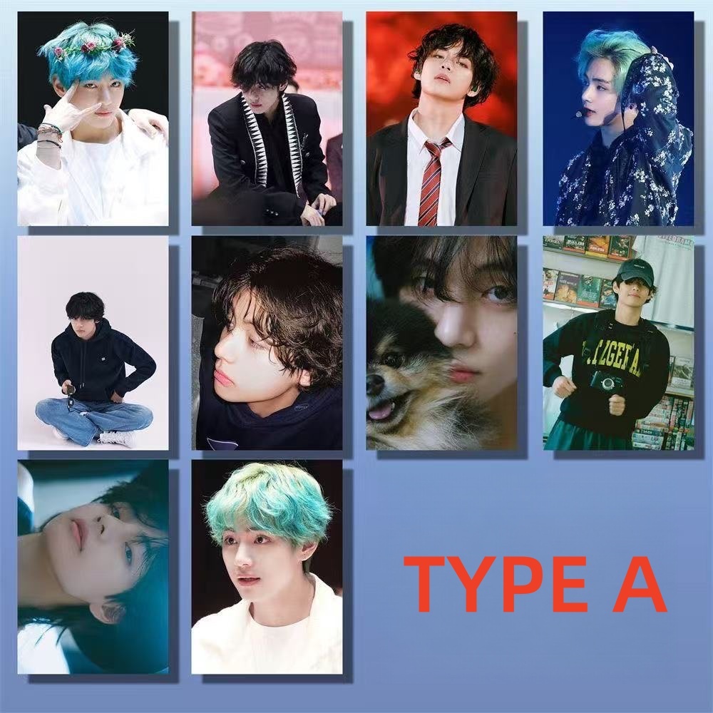 K-Pop BTS V แฟน Love Bean สติ๊กเกอร์ติดผนังห้องนอนตกแต่ง Star แขวนภาพวาด A4 ขนาด