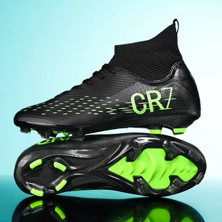 2025 รองเท้าฟุตบอล CR7 ใหม่ล่าสุดสำหรับการฝึกซ้อมกีฬากลางแจ้ง 4 สีขนาด 35-45