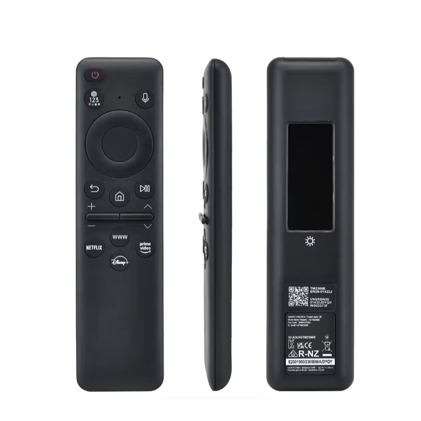 รีโมทใหม่ BN59-011432J Samsung Solar Remote Control QA65Q60CAKXXS Samsung TV CU8000 55 นิ้ว