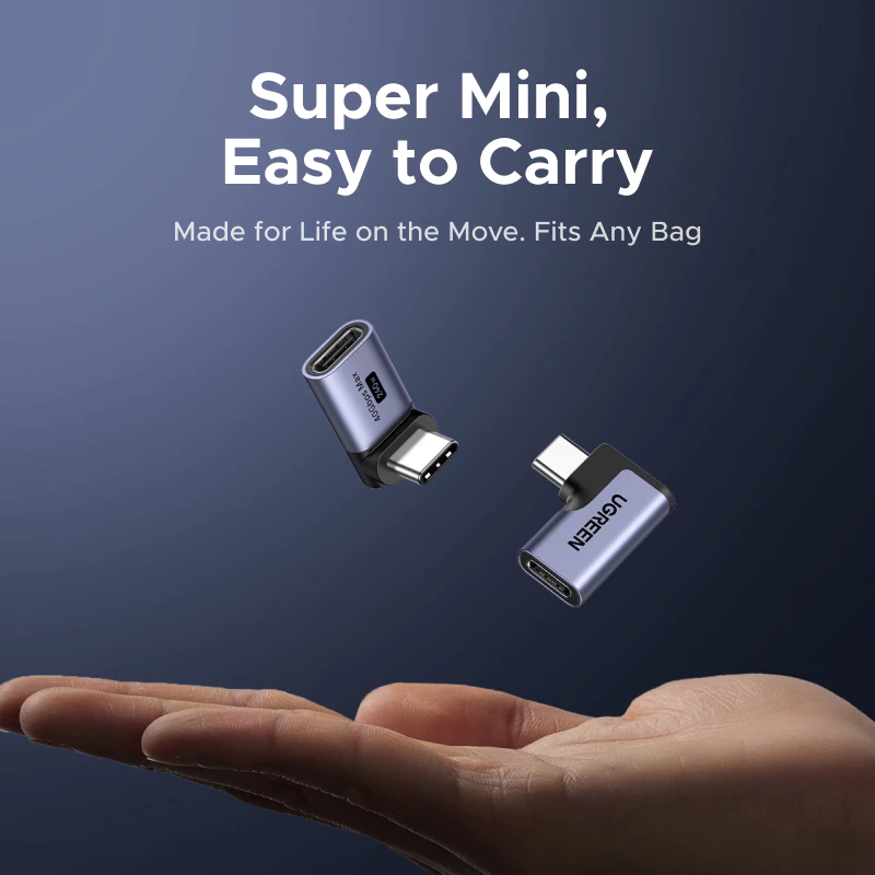 UGREEN อะแดปเตอร์ USB-C Male to USB-C Female, วิดีโอ 8K@60Hz เร็วเป็นพิเศษ 40Gbps, การออกแบบขนาดกะทัดรัดและโลหะ, การชาร์จสูงสุด 240W, ความเข้ากันได้สําหรับ MacBook/iPad/สมาร์ทโฟน thumbnail 4