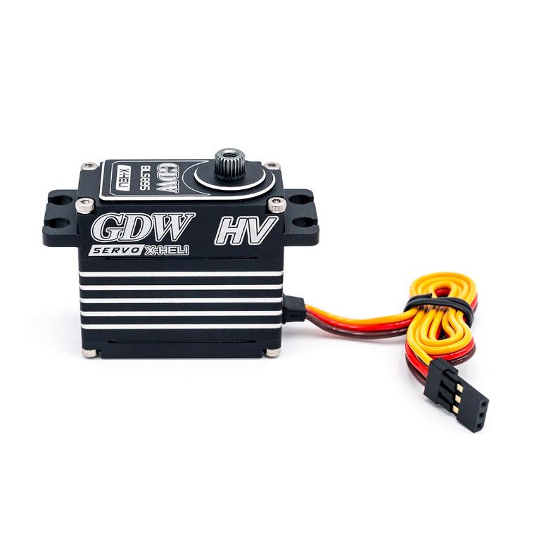 GDW BLS895 9KG แรงบิดโลหะเกียร์ Unmanned เฮลิคอปเตอร์ความถี่แคบล็อคหางมาตรฐาน Digital Brushless Serv