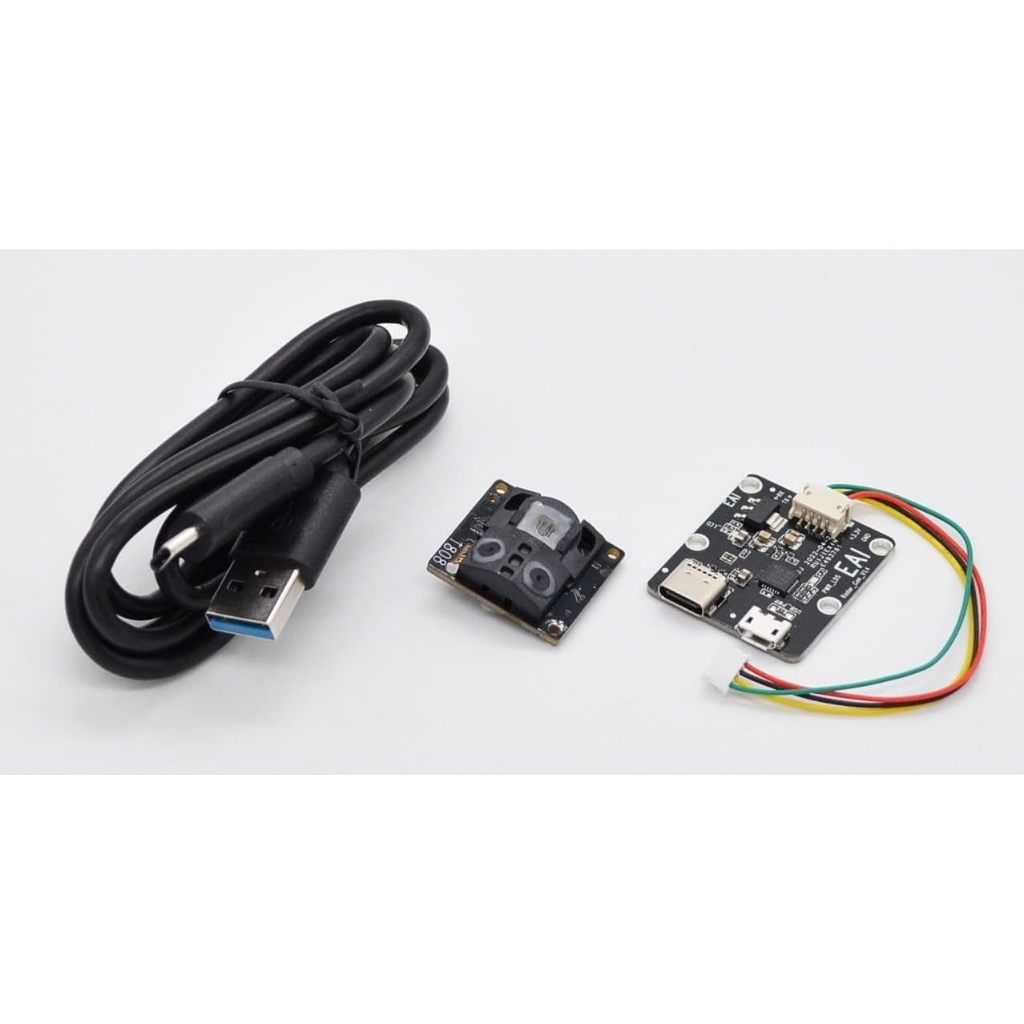 YDLIDAR GS2, ฝาเชิงเส้น,300mm, FOV100°, ชีวิต 10kh, วัตถุขนาดเล็กที่สุดพร้อมเส้นผ่านศูนย์กลาง 3 มม. 