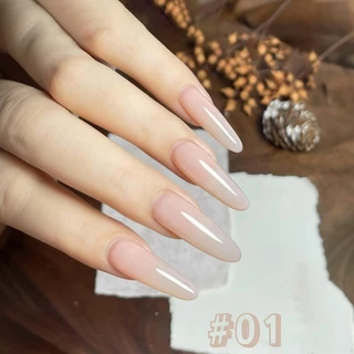 SHAKA สีทาเล็บเจลนู้ดนางฟ้า 9 สี โทนเบาสว่าง เพ้นท์เล็บ โทนสีนู้ด แบบแช่ออก ติดทนนาน UV ทำเล็บ [SK121]
