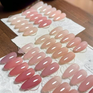SHAKA สีทาเล็บเจลนู้ดนางฟ้า 9 สี โทนเบาสว่าง เพ้นท์เล็บ โทนสีนู้ด แบบแช่ออก ติดทนนาน UV ทำเล็บ [SK121]
