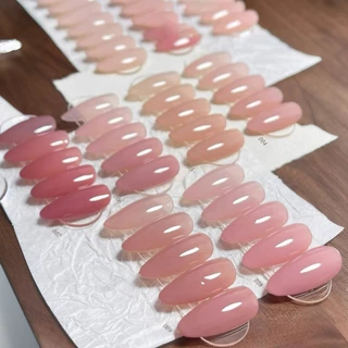 SHAKA สีทาเล็บเจลนู้ดนางฟ้า 9 สี โทนเบาสว่าง เพ้นท์เล็บ โทนสีนู้ด แบบแช่ออก ติดทนนาน UV ทำเล็บ [SK121]