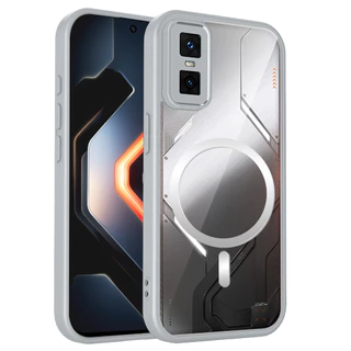 Frosted อะคริลิคใสแม่เหล็กเคสโทรศัพท์ Infinix GT 30 Pro GT 20 Pro HOT 70 60 Pro Plus 60i 4G 5G ปลอก TPU ถุงลมนิรภัยกันกระแทกฝาหลัง