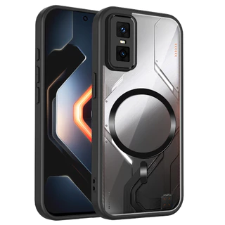 Frosted อะคริลิคใสแม่เหล็กเคสโทรศัพท์ Infinix GT 30 Pro GT 20 Pro HOT 70 60 Pro Plus 60i 4G 5G ปลอก TPU ถุงลมนิรภัยกันกระแทกฝาหลัง