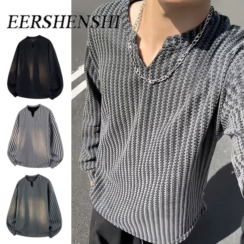 เสื้อแขนยาวสไตล์ไม่สม่ำเสมอ เหมาะกับฤดูใบไม้ร่วงและฤดูหนาว