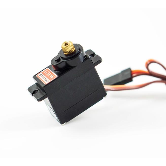 GDW DS031MG เกียร์โลหะนิวเมติกเซอร์โวมอเตอร์ 9g 450 เฮลิคอปเตอร์ Fixed-Wing Servo มอเตอร์