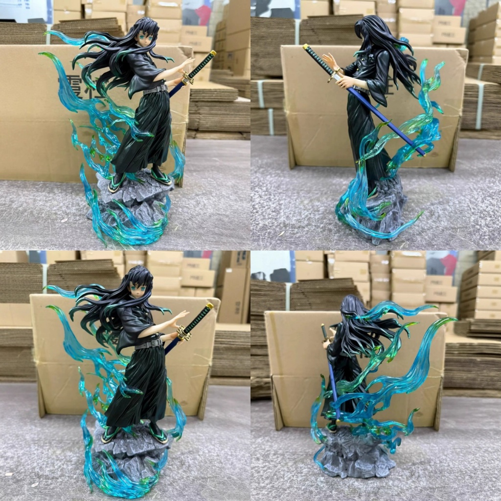 32 ซม.Muichiro Tokito Mist Hashira Demon Slayer GK PVC Action Figure