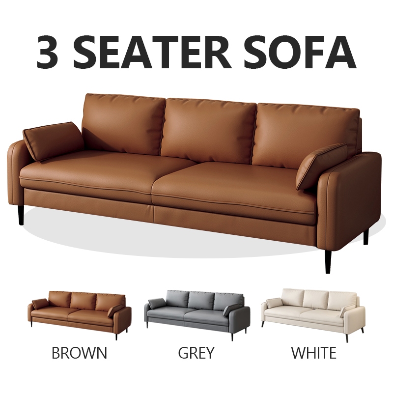 HYSOFA โซฟาสามที่นั่ง สไตล์นอร์ดิก มินิมอล โซฟาเตียง ขนาด 170 ซม. สําหรับห้องนั่งเล่น (ไม่จำเป็นต้องประกอบ)