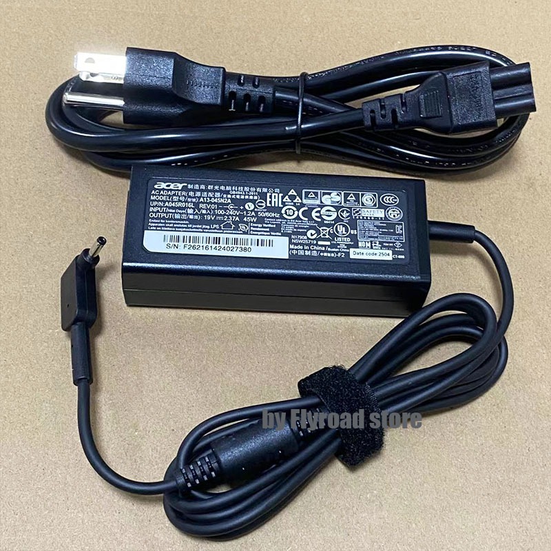ACER 45W 19V 2.37A 3.0*1.1 มม.อะแดปเตอร์สําหรับ Extensa EX215-31 EX215-32 N19H1 แล็ปท็อปชาร์จ