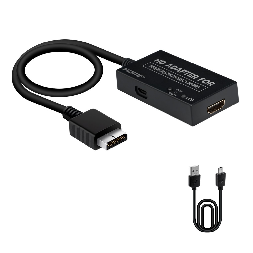 อะแดปเตอร์ HDMI HDTV มัลติฟังก์ชั่น Mcbazel สําหรับ PS1/PS2 - RGB/YPBPR