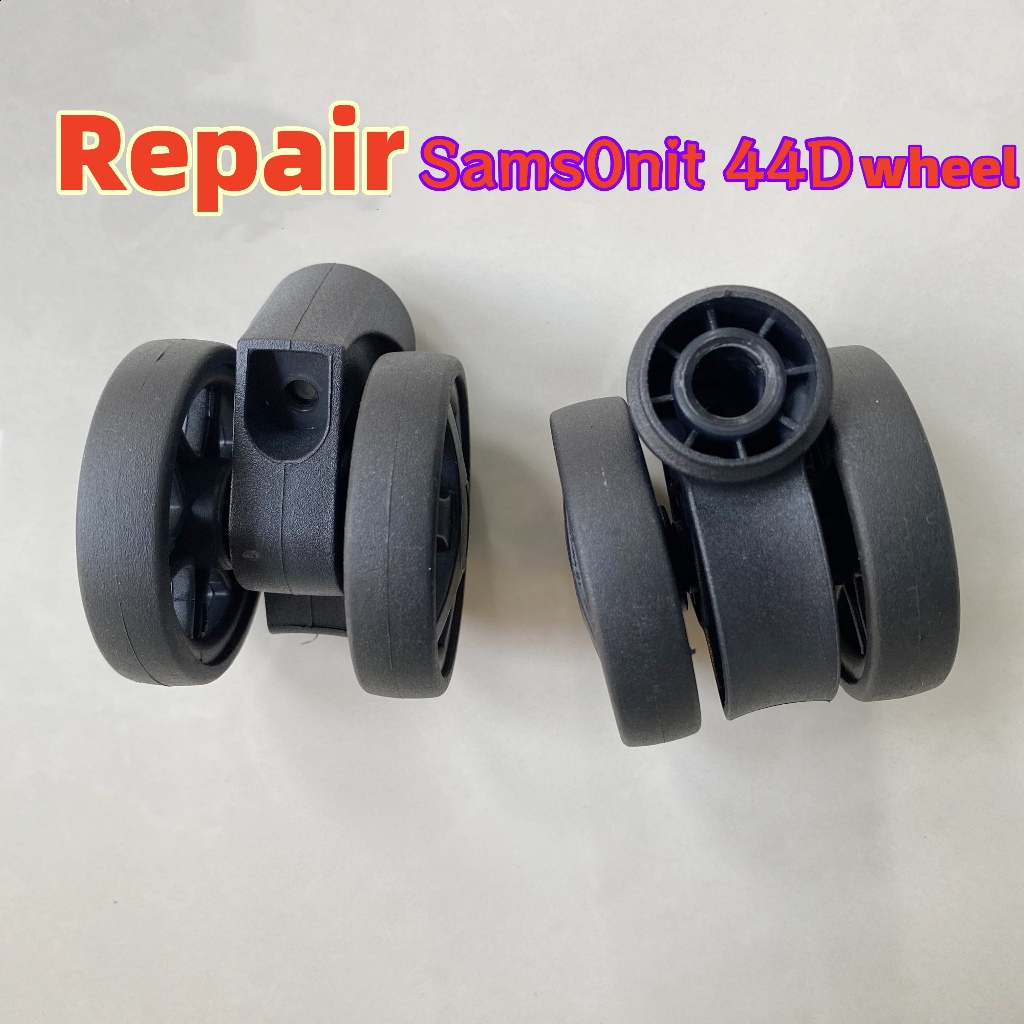 เปลี่ยน Sams0nite 44d รถเข็นล้ออุปกรณ์เสริม Sams0nite ล้อกําจัดกระเป๋าเดินทางล้อด้านล่างล้อซ่อมล้อล้
