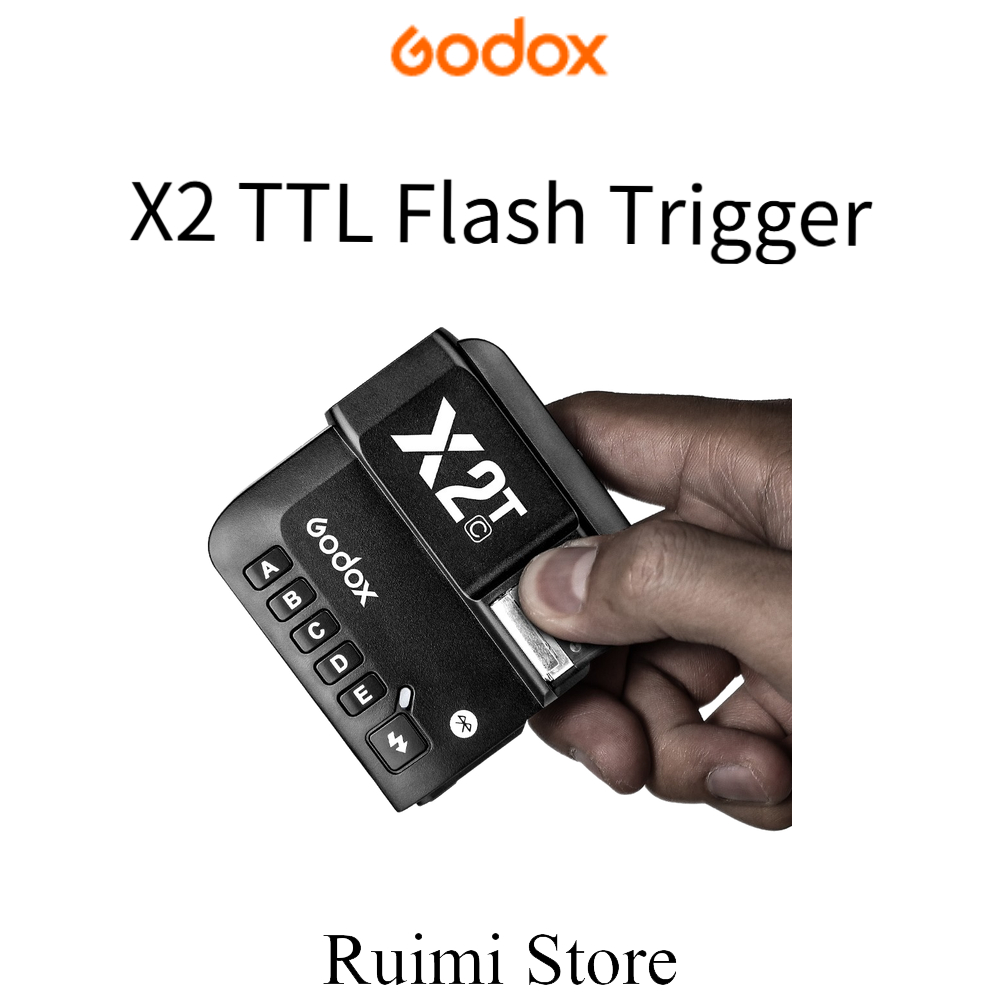 Godox X2T-C X2T-N X2T-S X2T-F X2T-O X2T-P TTL 1/8000s HSS แฟลชทริกเกอร์ไร้สายเครื่องส่งสัญญาณ