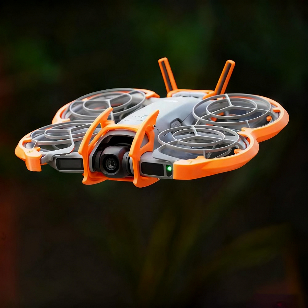 4in1 สําหรับ DJI NEO 2 Anti-Collision Protector กันชนบาร์ Gimbal Bar Anti-Drop ป้องกันหางสําหรับ Neo2 3D การพิมพ์ Drone อุปกรณ์เสริม