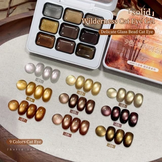 JILLRADIA สไตล์ใหม่ฤดูใบไม้ร่วงฤดูหนาวสีน้ําตาลสี Cat Eye Gel ชุดยาทาเล็บ 9 สีติดทนนานเงาเหมาะสําหรับร้านทําเล็บและใช้ทุกวัน
