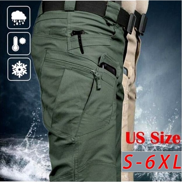 IX7 Multifunctional Tactical Treasury Mens Multi-pocket Overalls Large Size S-5XL
