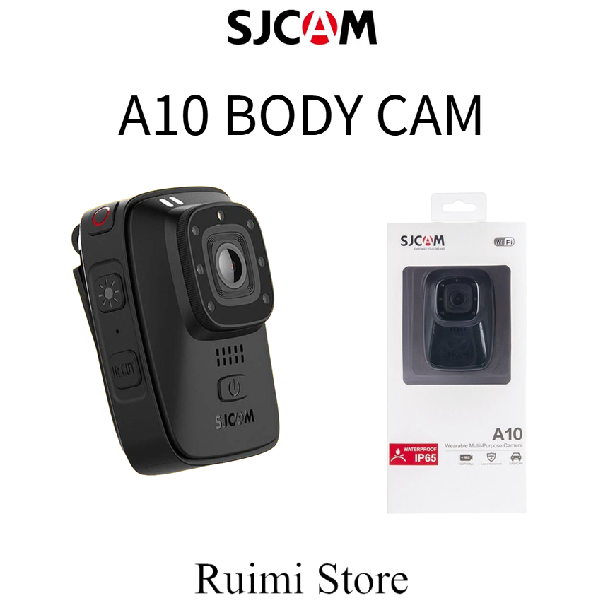 SJCAM A10 กล้องตรวจจับกล้องร่างกายแบบพกพาสวมใส่