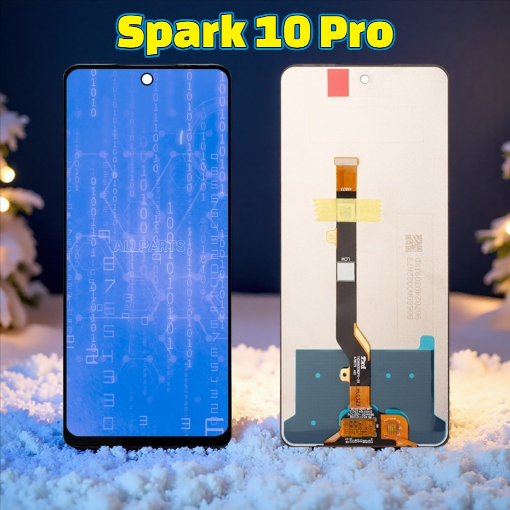 Allparts หน้าจอสัมผัส LCD แบบเปลี่ยน สําหรับ Tecno Spark 10 Pro KI7