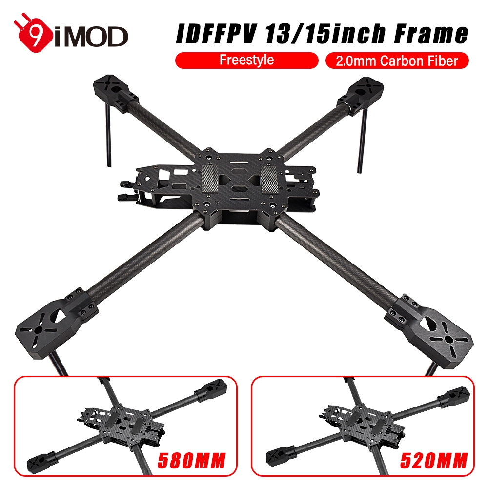 9IMOD FPV Freestyle กรอบชุด Drone Fram 7/8/9/10/13/15 นิ้วคาร์บอนไฟเบอร์ Quadcopter พร้อมหัวพิมพ์สําหรับ RC DIY FPV Racing Drone
