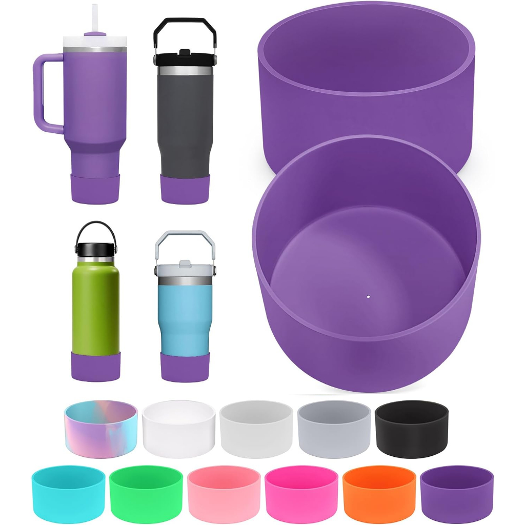 Tumbler ซิลิโคน Boot ขวดน้ําแขน Hydro กระติกน้ําซิลิโคนป้องกัน Boot สําหรับ Aquaflask Hydroflask Anti-Slip ขวดน้ําสําหรับ Stanley & Tyeso Tumbler