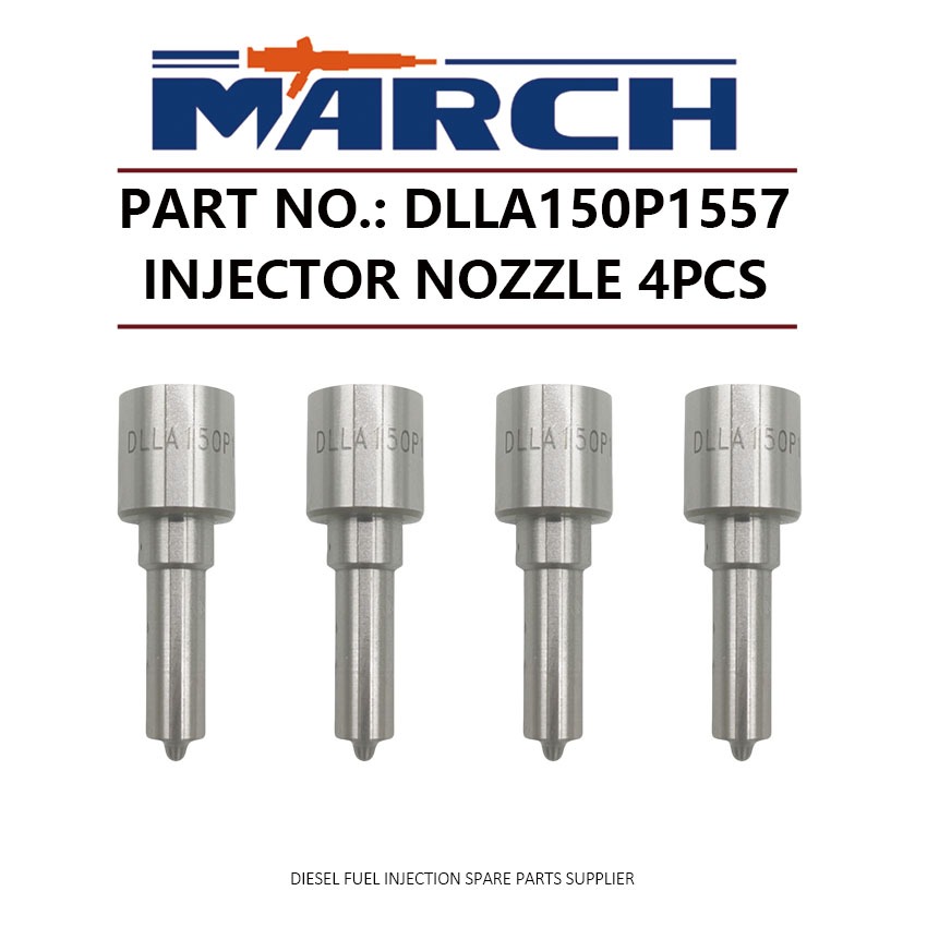 4 ชิ้นดีเซลหัวฉีดน้ํามันเชื้อเพลิงหัวฉีดเคล็ดลับ DLLA150P1557 สําหรับ Nissan Opel Renault Master Tra