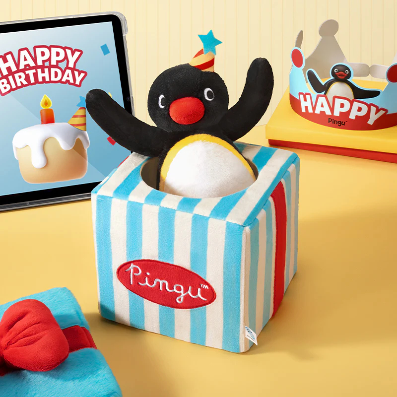 MarTUBE Pingu Surprise Gift Plush Box กล่องเซอร์ไพรส์ ของขวัญวันเกิด