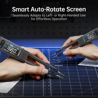 FNIRSI LCR-ST2 Digital Tweezer Bridge LCR ESR Meter 2-IN-1 SMD Test Kelvin คลิปส่วนประกอบอิเล็กทรอนิกส์เครื่องมือทดสอบมัลติฟังก์ชั่น