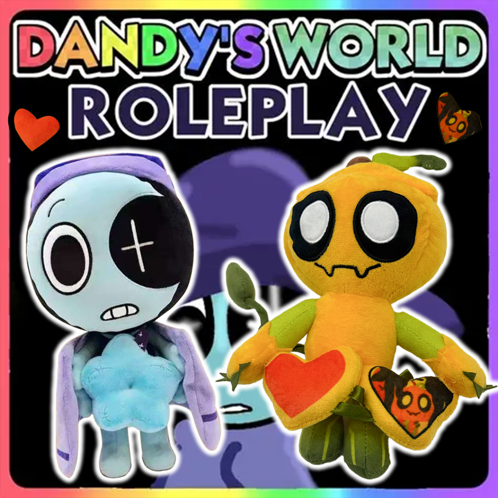 ✨Dandy s World Plushie ของเล่น Dand y World Gourdy ตุ๊กตาตุ๊กตาใหม่ Dand y World Astro Plushy ตุ๊กตาของเล่นสําหรับเด็กหญิงและเด็กชายตลกเกมคอลเลกชันของขวัญของเล่นเด็ก
