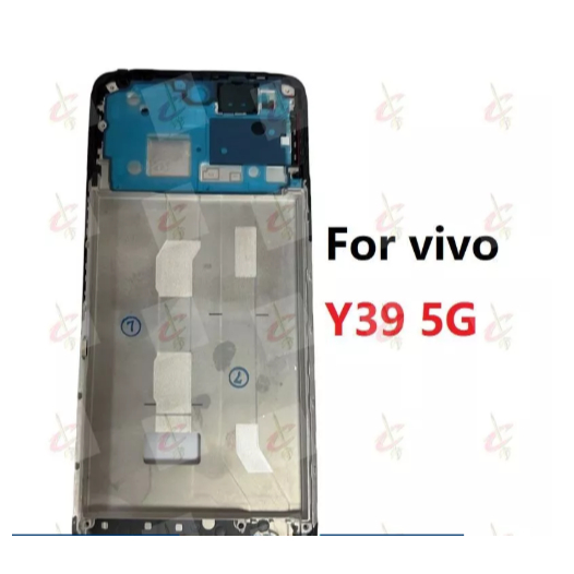 กรอบ LCD สําหรับ vivo Y39 5G Y300i V2443 V2436 V2444A Body Bezel แผ่น