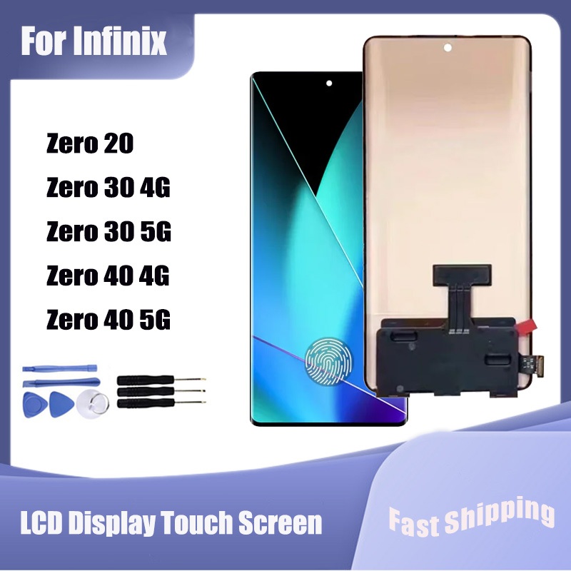 สําหรับ Infinix Zero 20 X6821 Zero 30 X6731 X6731B Zero 40 X6860 X6861 จอแสดงผล LCD หน้าจอสัมผัส
