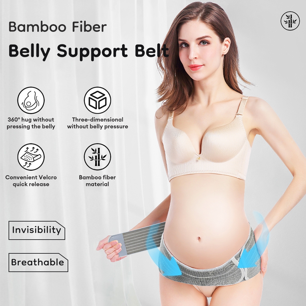 Dr.isla  เข็มขัดพยุงครรภ์  ทําจากใยไผ่ เกรดทางการแพทย์ ระบายอากาศได้ดี SFD04