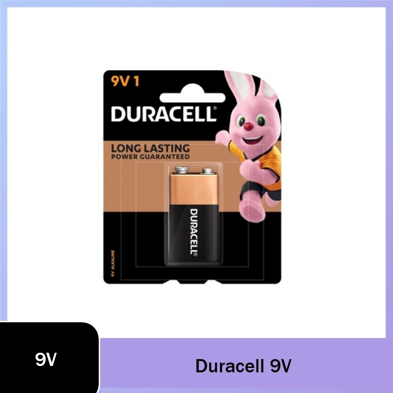 แบตเตอรี่อัลคาไลน์ Duracell 9V Mn1604 6Lr61 9V Bp1
